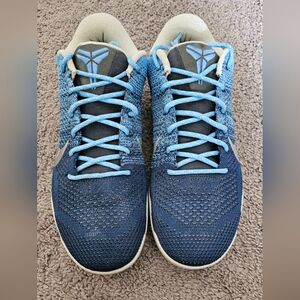 Nike Kobe 11 Elite Low Top Sneakers Brave Blue, Size 9